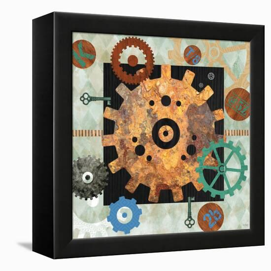 Steampunk City-Bee Sturgis-Framed Stretched Canvas