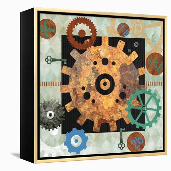 Steampunk City-Bee Sturgis-Framed Stretched Canvas