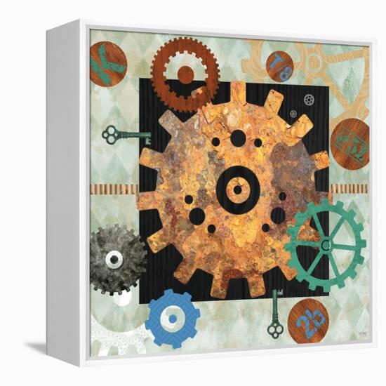 Steampunk City-Bee Sturgis-Framed Stretched Canvas