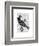 Steampunk Crow-Fab Funky-Framed Art Print