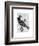 Steampunk Crow-Fab Funky-Framed Art Print