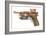 Steampunk Hand Cannon-3355m-Framed Art Print