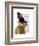 Steampunk Hare with Bowler Hat-Fab Funky-Framed Art Print