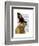 Steampunk Hare with Bowler Hat-Fab Funky-Framed Art Print