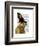 Steampunk Hare with Bowler Hat-Fab Funky-Framed Art Print