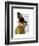 Steampunk Hare with Bowler Hat-Fab Funky-Framed Art Print