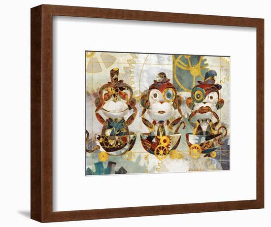 Steampunk Monkeys-Eric Yang-Framed Art Print