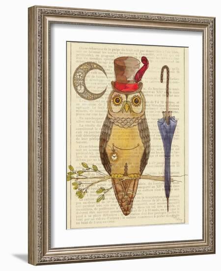 Steampunk Owl I-Elyse DeNeige-Framed Art Print