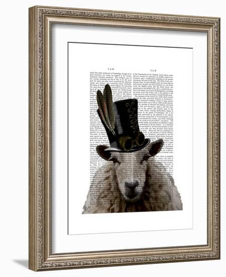 Steampunk Sheep-Fab Funky-Framed Premium Giclee Print