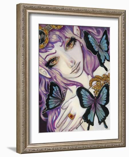 Steampunk Violet-Natasha Wescoat-Framed Giclee Print