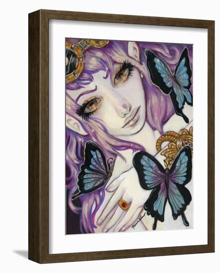 Steampunk Violet-Natasha Wescoat-Framed Giclee Print