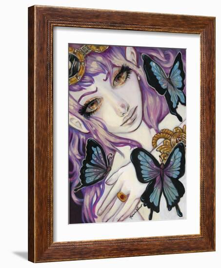 Steampunk Violet-Natasha Wescoat-Framed Giclee Print