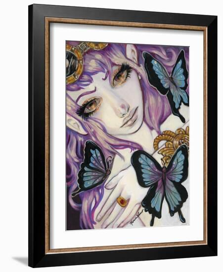 Steampunk Violet-Natasha Wescoat-Framed Giclee Print