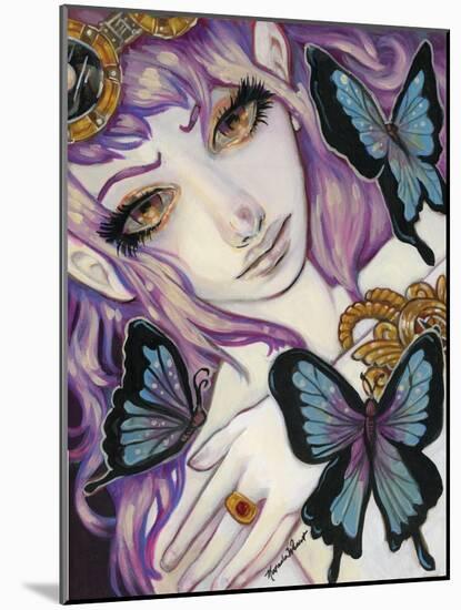 Steampunk Violet-Natasha Wescoat-Mounted Giclee Print