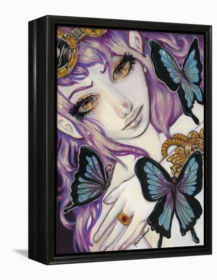 Steampunk Violet-Natasha Wescoat-Framed Premier Image Canvas