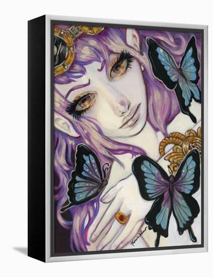 Steampunk Violet-Natasha Wescoat-Framed Premier Image Canvas