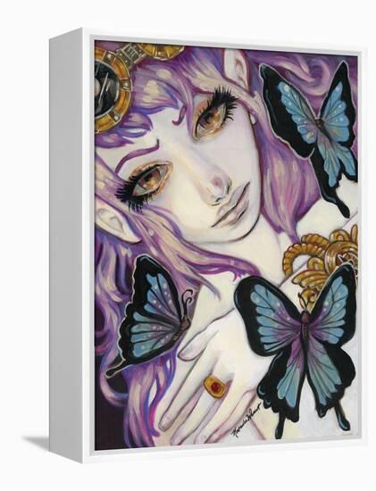 Steampunk Violet-Natasha Wescoat-Framed Premier Image Canvas