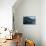 Steamship powers across a dark lake with sharp large mountains, Queenstown, Otago, New Zealand-Logan Brown-Photographic Print displayed on a wall