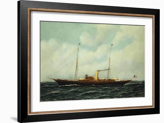 Steamship Riviera, 1906-Antonio Jacobsen-Framed Giclee Print