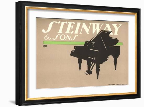 Steeinway Piano-null-Framed Art Print