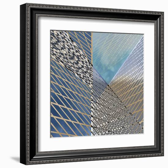 Steel And Sky 1-Carla West-Framed Giclee Print