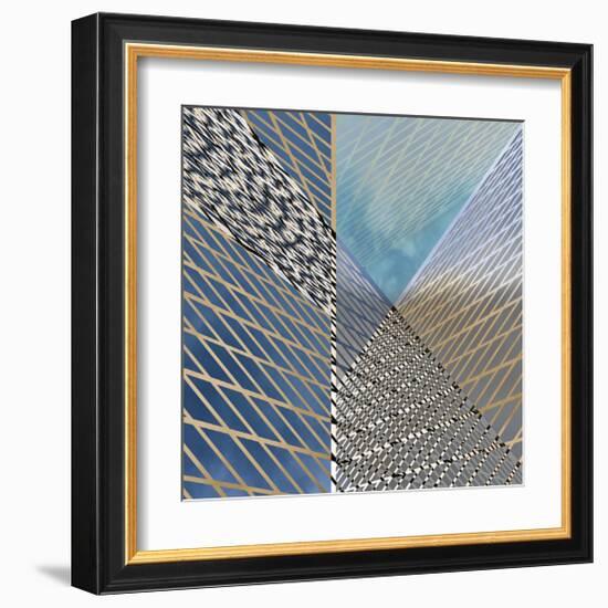 Steel And Sky 1-Carla West-Framed Giclee Print