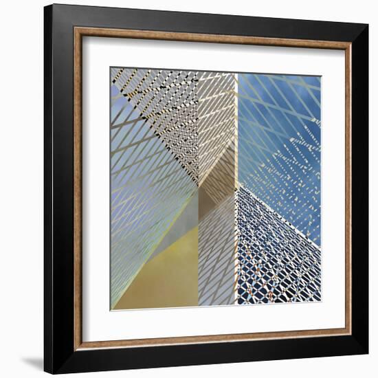 Steel And Sky 2-Carla West-Framed Giclee Print