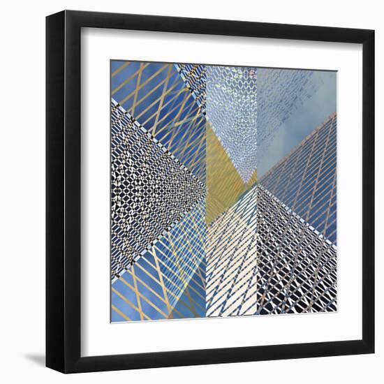 Steel And Sky 3-Carla West-Framed Giclee Print
