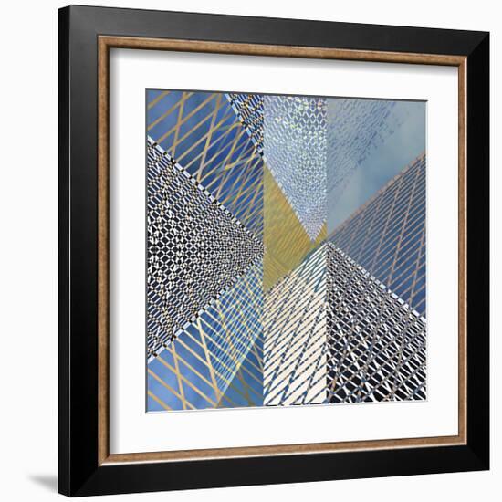 Steel And Sky 3-Carla West-Framed Giclee Print