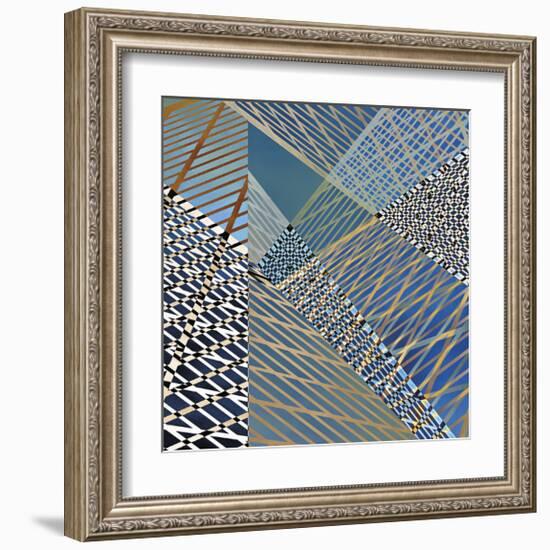 Steel And Sky 4-Carla West-Framed Giclee Print