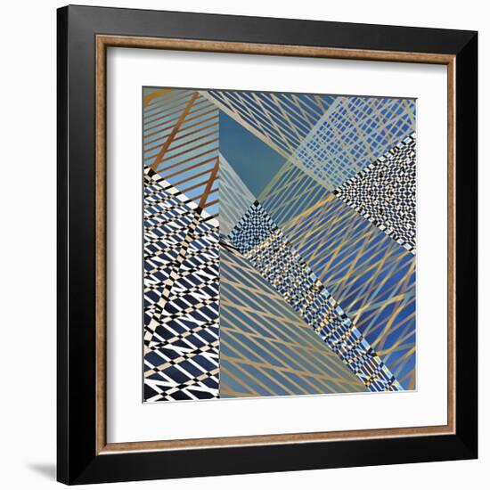 Steel And Sky 4-Carla West-Framed Giclee Print