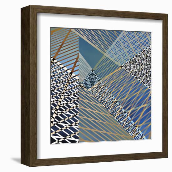 Steel And Sky 4-Carla West-Framed Giclee Print