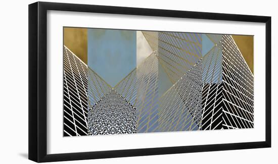 Steel And Sky 5-Carla West-Framed Giclee Print