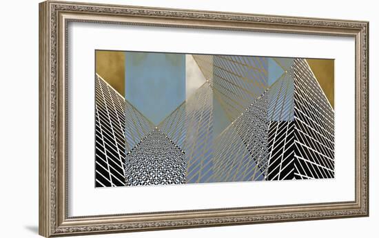 Steel And Sky 5-Carla West-Framed Giclee Print