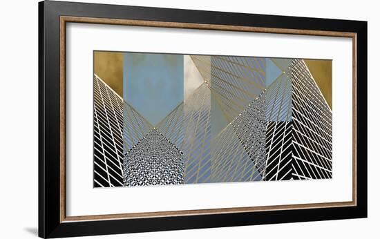 Steel And Sky 5-Carla West-Framed Giclee Print