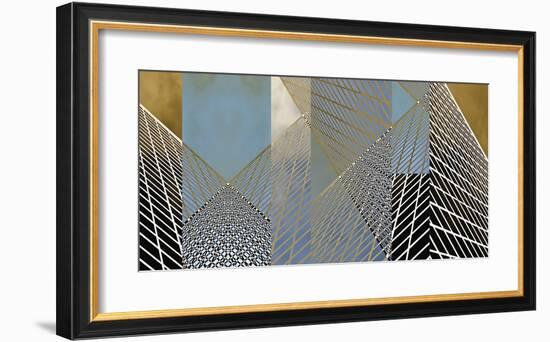 Steel And Sky 5-Carla West-Framed Giclee Print