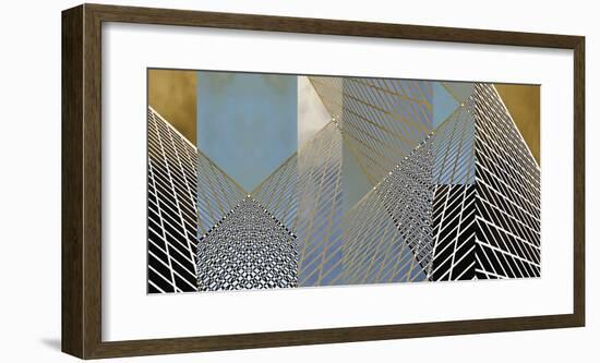 Steel And Sky 5-Carla West-Framed Giclee Print