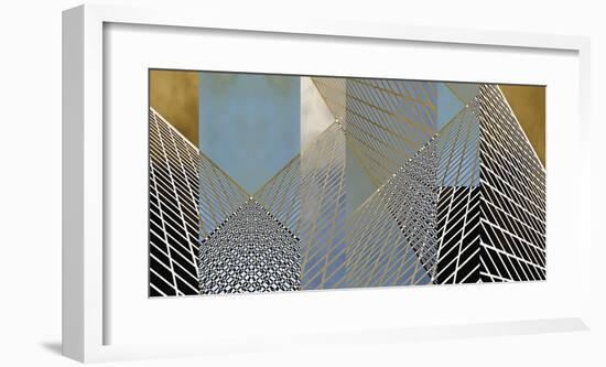 Steel And Sky 5-Carla West-Framed Giclee Print