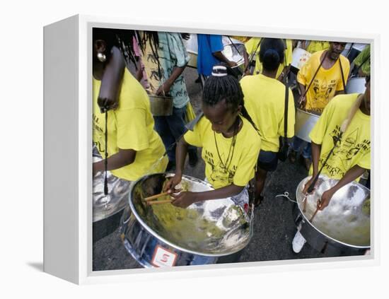 Steel Band Festival, Point Fortin, Trinidad, West Indies, Caribbean, Central America-Robert Harding-Framed Premier Image Canvas