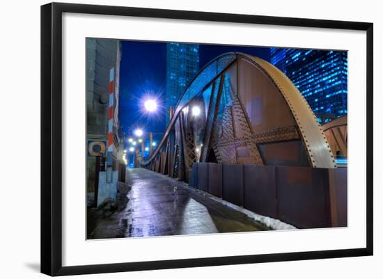 Steel Bridge Chicago-Steve Gadomski-Framed Photographic Print