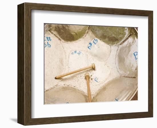 Steel Drum and Drumsticks-Macduff Everton-Framed Photographic Print