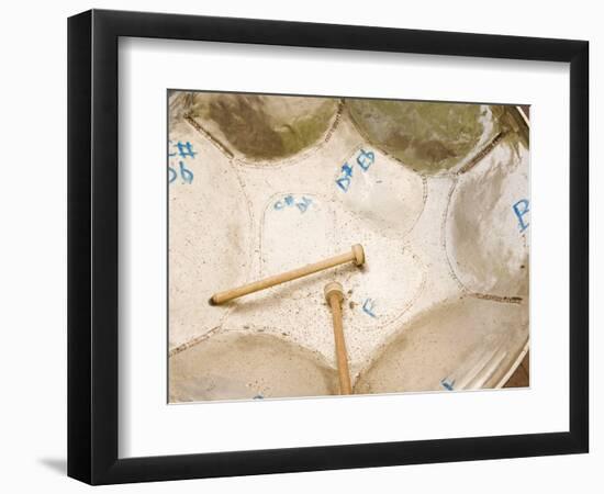 Steel Drum and Drumsticks-Macduff Everton-Framed Photographic Print