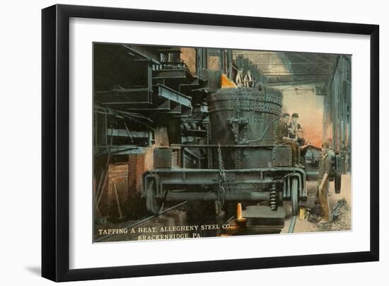 Steel Mill, Brackenridge, Pittsburgh, Pennsylvania-null-Framed Art Print