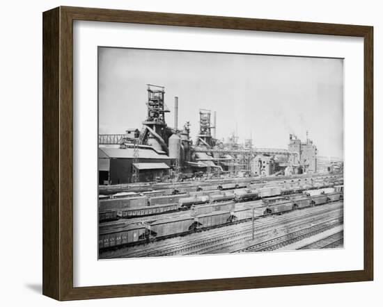 Steel Mill in Youngstown Ohio-null-Framed Photographic Print