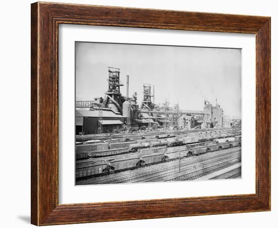 Steel Mill in Youngstown Ohio-null-Framed Photographic Print