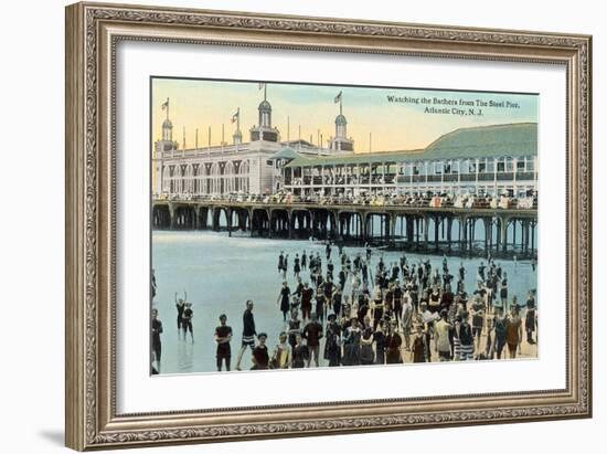 Steel Pier, Atlantic City-null-Framed Art Print