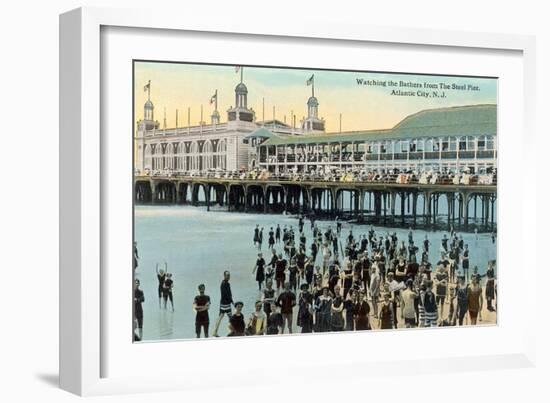 Steel Pier, Atlantic City-null-Framed Art Print