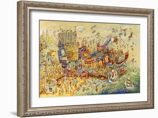 Steel Pier Memories-Bill Bell-Framed Giclee Print