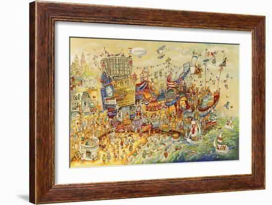 Steel Pier Memories-Bill Bell-Framed Giclee Print