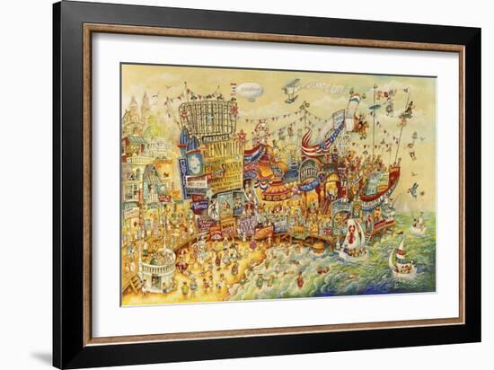 Steel Pier Memories-Bill Bell-Framed Giclee Print